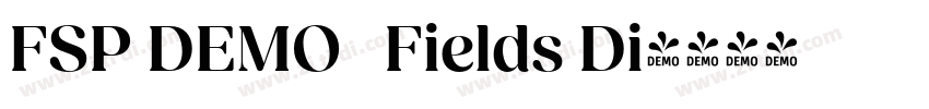 FSP DEMO   Fields Di字体转换